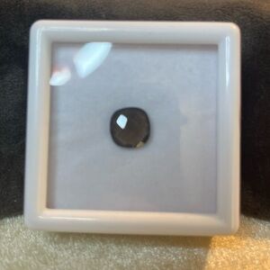 10x10 Cushion Cut 3.1 CTs Smoky Quartz Loose Gemstone Collectors Box
